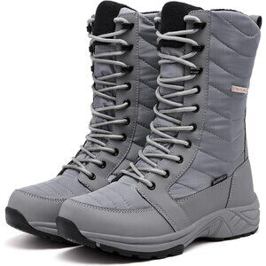 Gray Ankle Boots for Women-New but no tags